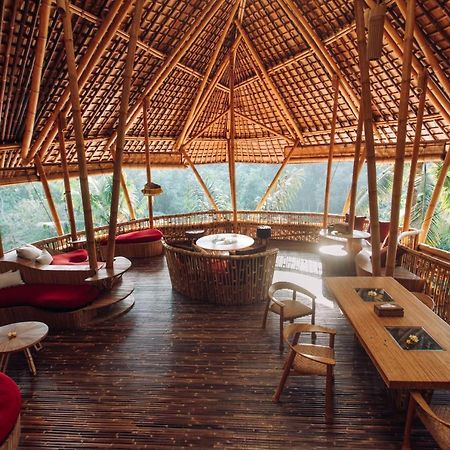 Temple House 3bds Eco Bamboo House Pool River View Bringkit Exterior foto
