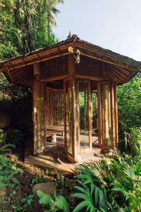 Temple House 3bds Eco Bamboo House Pool River View Bringkit Exterior foto