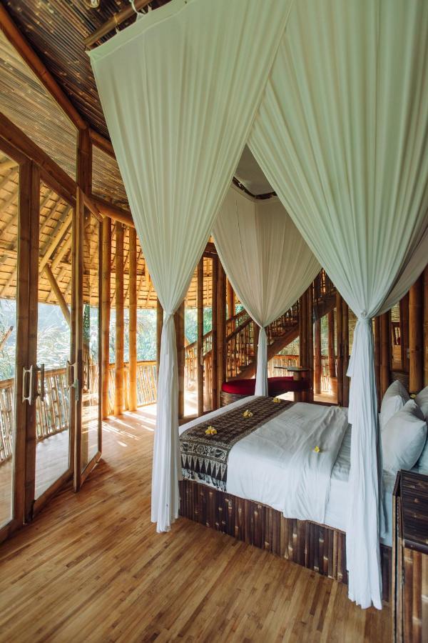 Temple House 3bds Eco Bamboo House Pool River View Bringkit Exterior foto