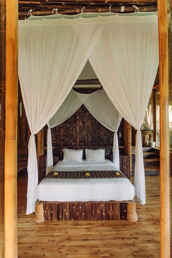 Temple House 3bds Eco Bamboo House Pool River View Bringkit Exterior foto