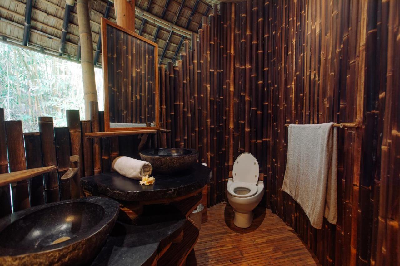 Temple House 3bds Eco Bamboo House Pool River View Bringkit Exterior foto