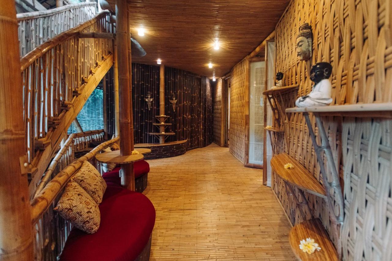 Temple House 3bds Eco Bamboo House Pool River View Bringkit Exterior foto